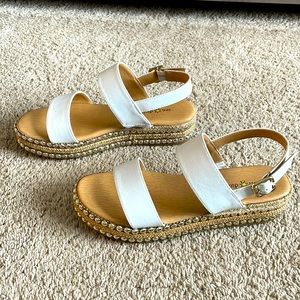 White Platform Sandal